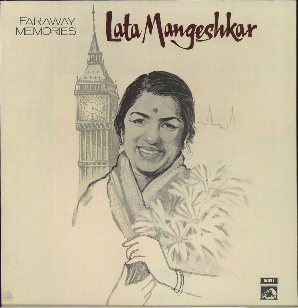 Lata Mangeshkar Farway Memories Indian vinyl LP album (LP record) EALP4020