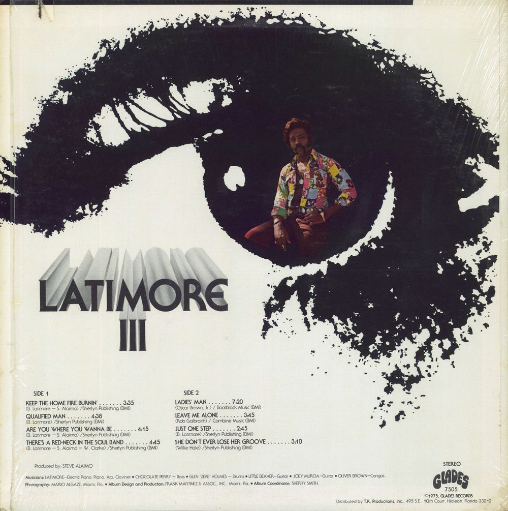 Latimore Latimore III US vinyl LP album (LP record)
