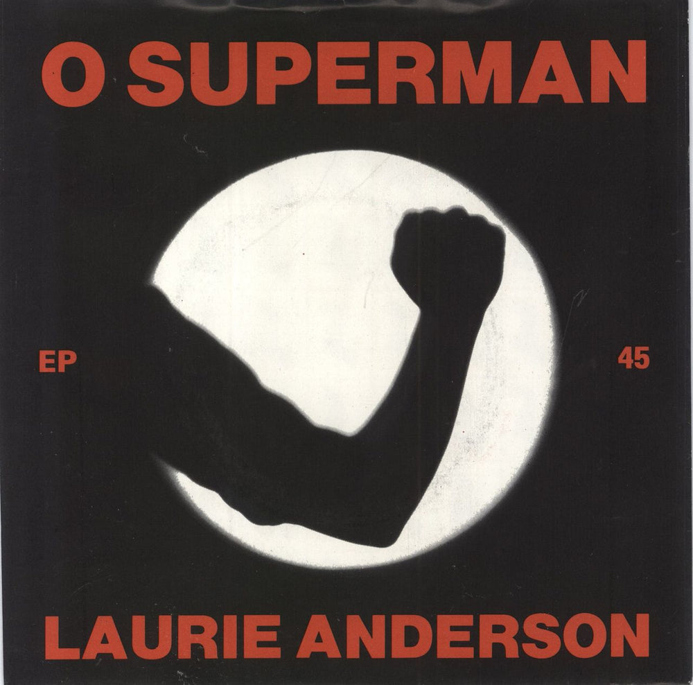 Laurie Anderson O Superman EP + p/s UK 7" vinyl single (7 inch record / 45) K17870