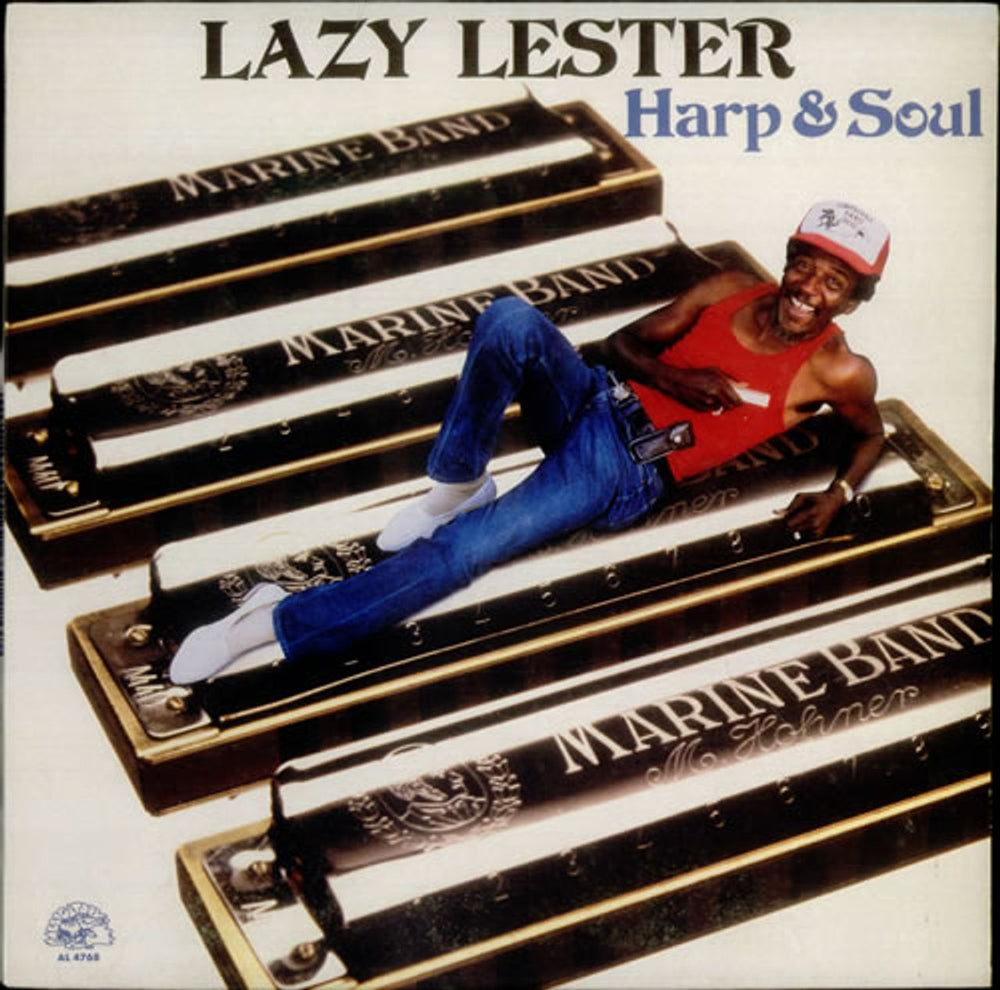 Lazy Lester Harp & Soul US vinyl LP album (LP record) AL4768