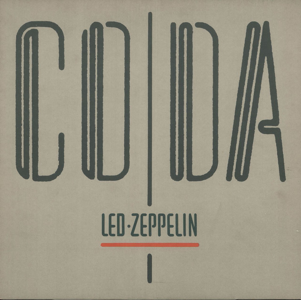 Led Zeppelin Coda - 1st - VG UK vinyl LP album (LP record) A0051