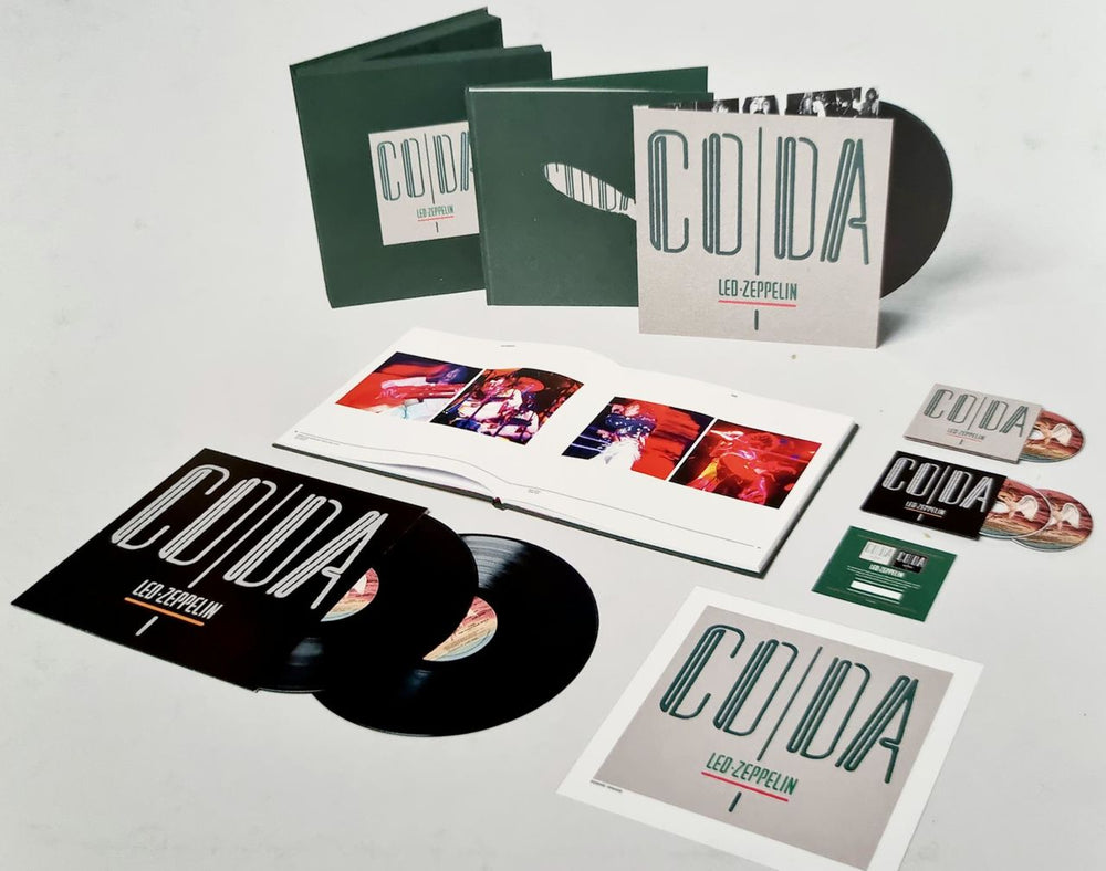 Led Zeppelin Coda - Numbered Super Deluxe Boxed Set UK Vinyl Box Set ZEPVXCO792168