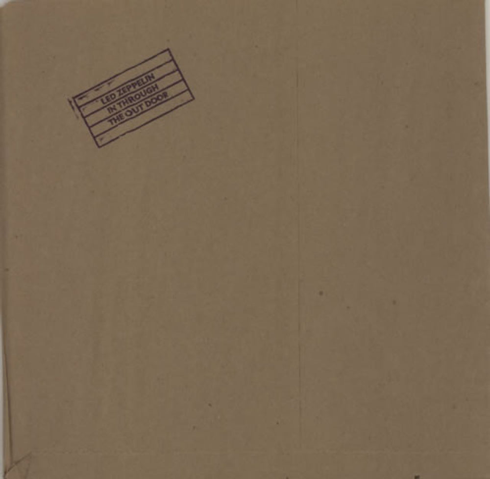 Led Zeppelin In Through The Out Door - Sleeve F US vinyl LP album (LP record) SS16002