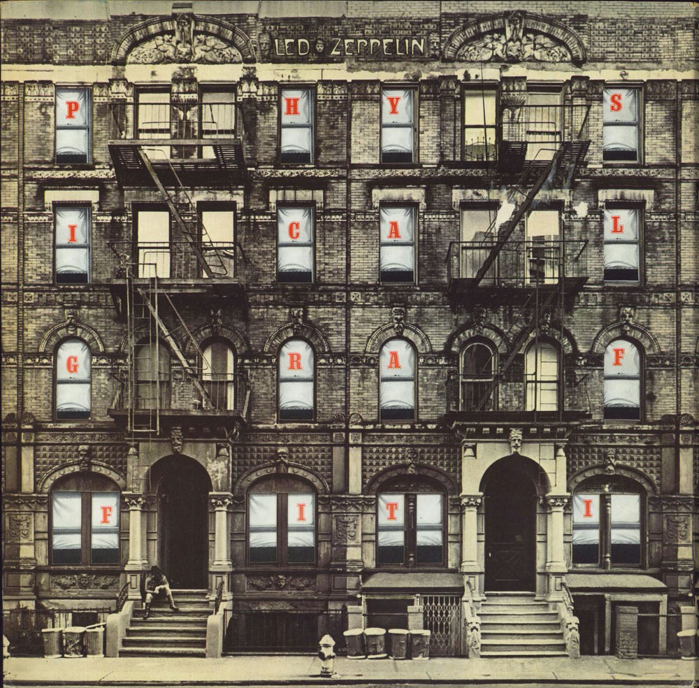 Led Zeppelin Physical Graffiti - 3rd UK 2-LP vinyl record set (Double LP Album) SSK89400