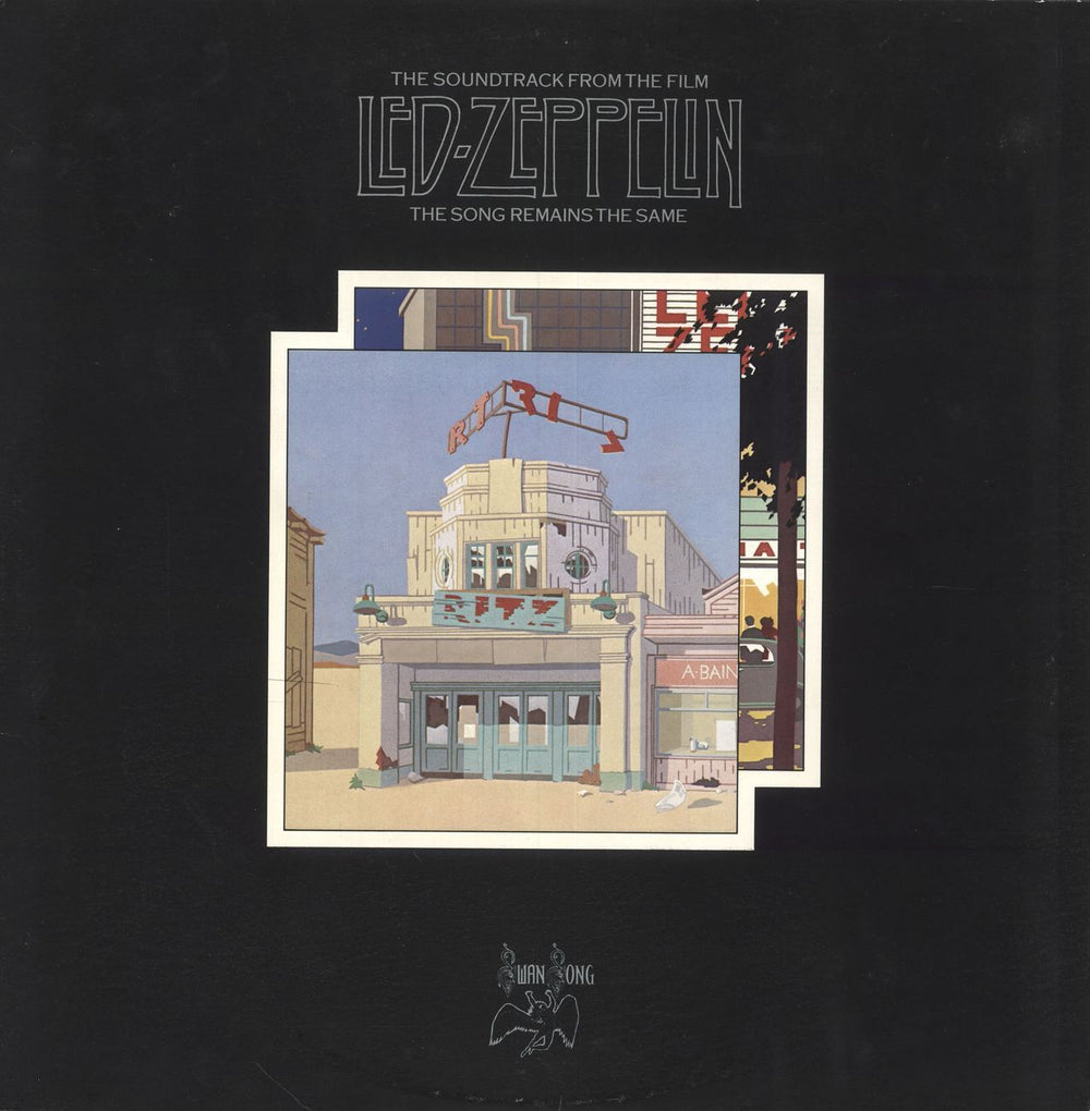 Led Zeppelin The Song Remains The Same - 2nd - EX UK 2-LP vinyl record set (Double LP Album) SSK89402