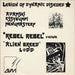 Legion Of Dynamic Diskord Rebel Rebel UK 12" vinyl single (12 inch record / Maxi-single) KAK12/11
