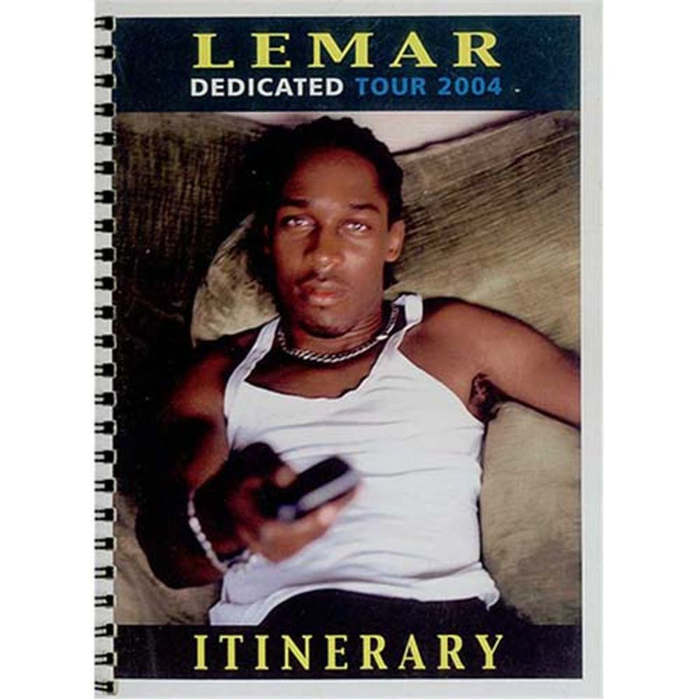 Lemar Dedicated - 2004 Tour Itinerary UK Itinerary TOUR ITINERARY