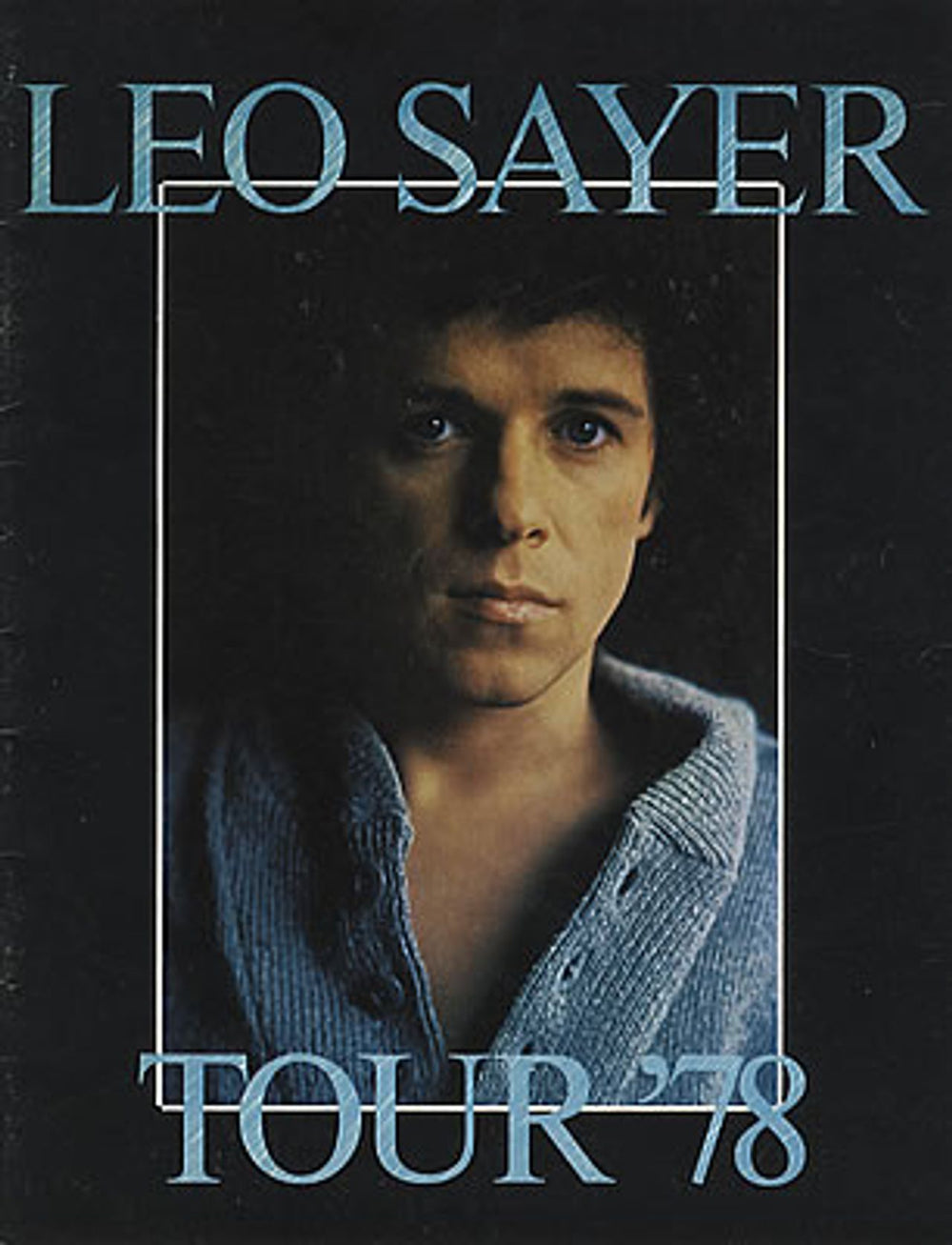 Leo Sayer Tour '78 UK tour programme TOUR PROGRAMME