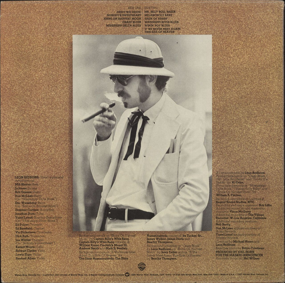 Leon Redbone Double Time US vinyl LP album (LP record)