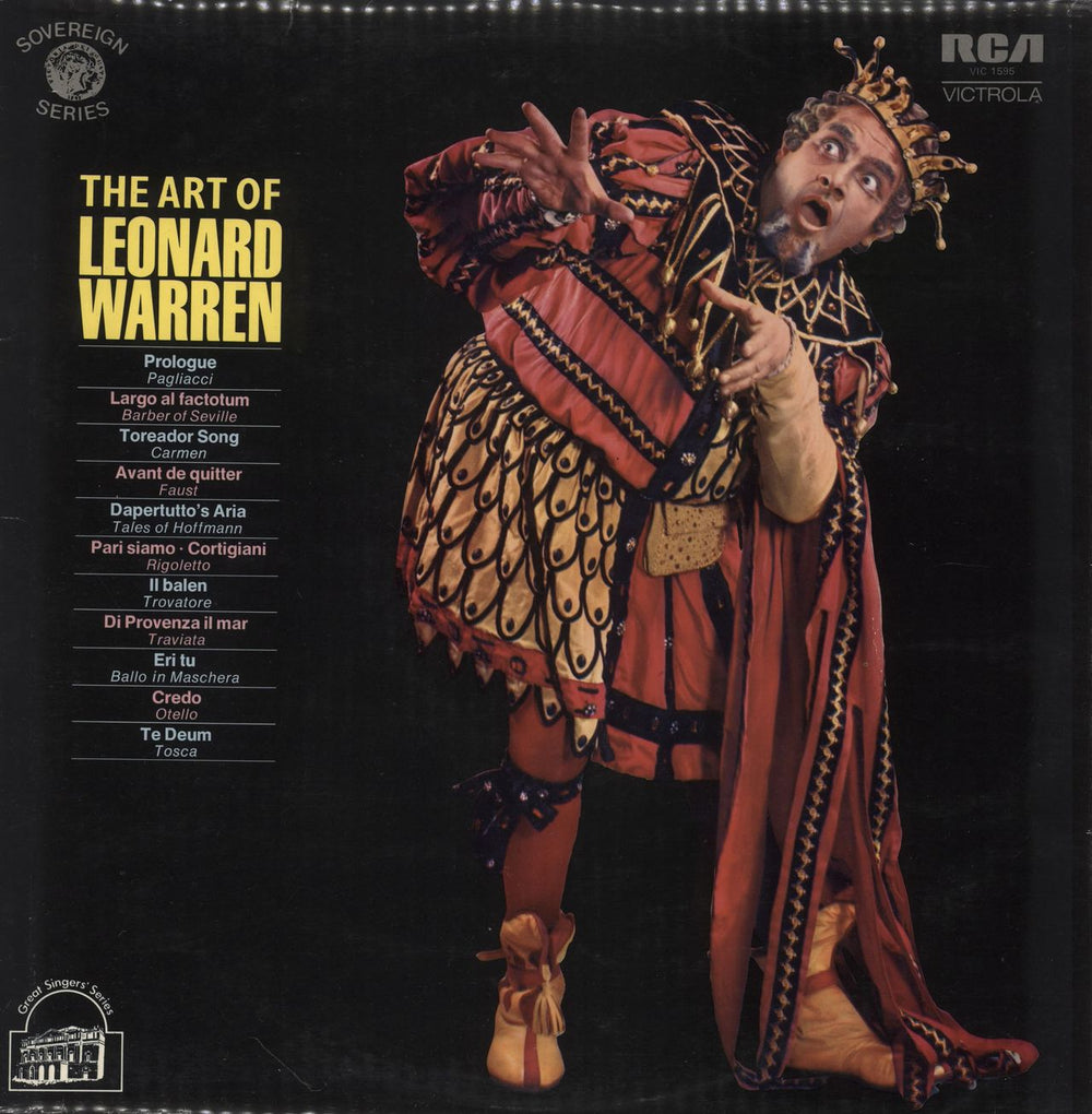 Leonard Warren The Art Of Leonard Warren UK vinyl LP album (LP record) VIC1595