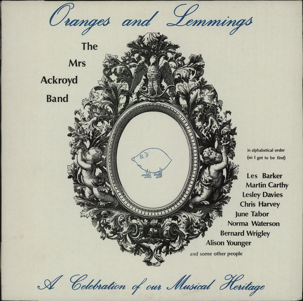 Les Barker Oranges And Lemmings UK vinyl LP album (LP record) DOG007