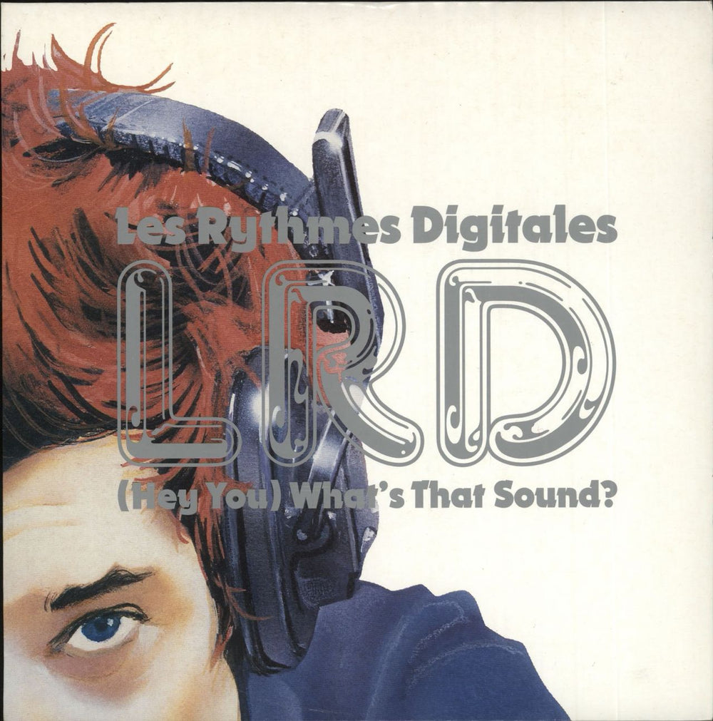 Les Rythmes Digitales (Hey You) What's That Sound? - Red vinyl UK 7" vinyl single (7 inch record / 45) WALLS042