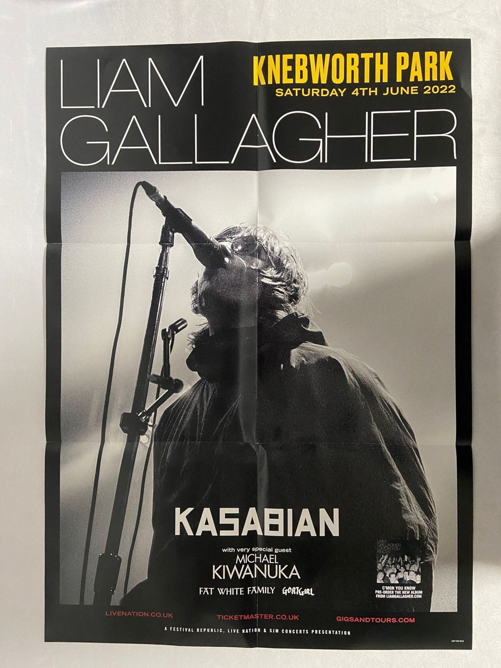 Liam Gallagher C'mon You Know / Down By The River Thames + Poster & Bag Japanese 2 CD album set (Double CD)