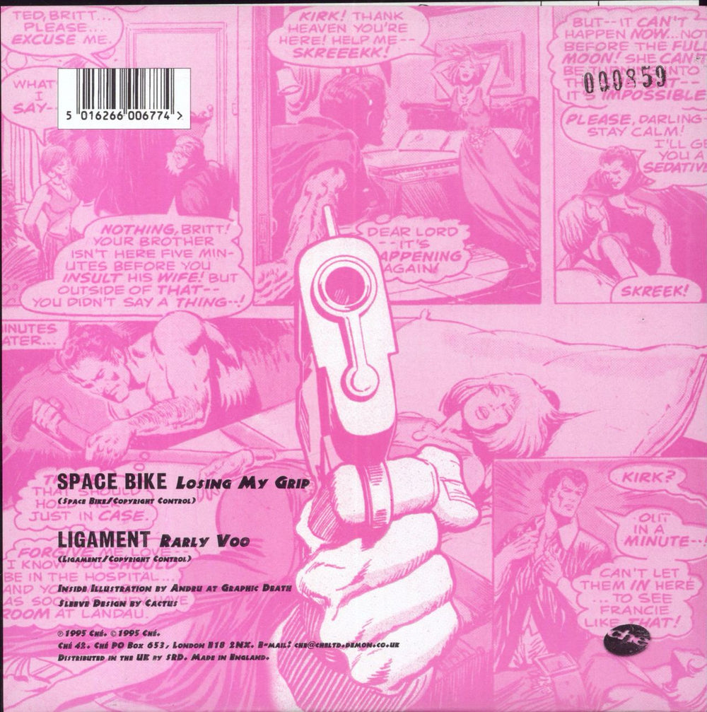 Ligament Rarly Voo (split) - Silver Vinyl UK 7" vinyl single (7 inch record / 45) 5016266006774