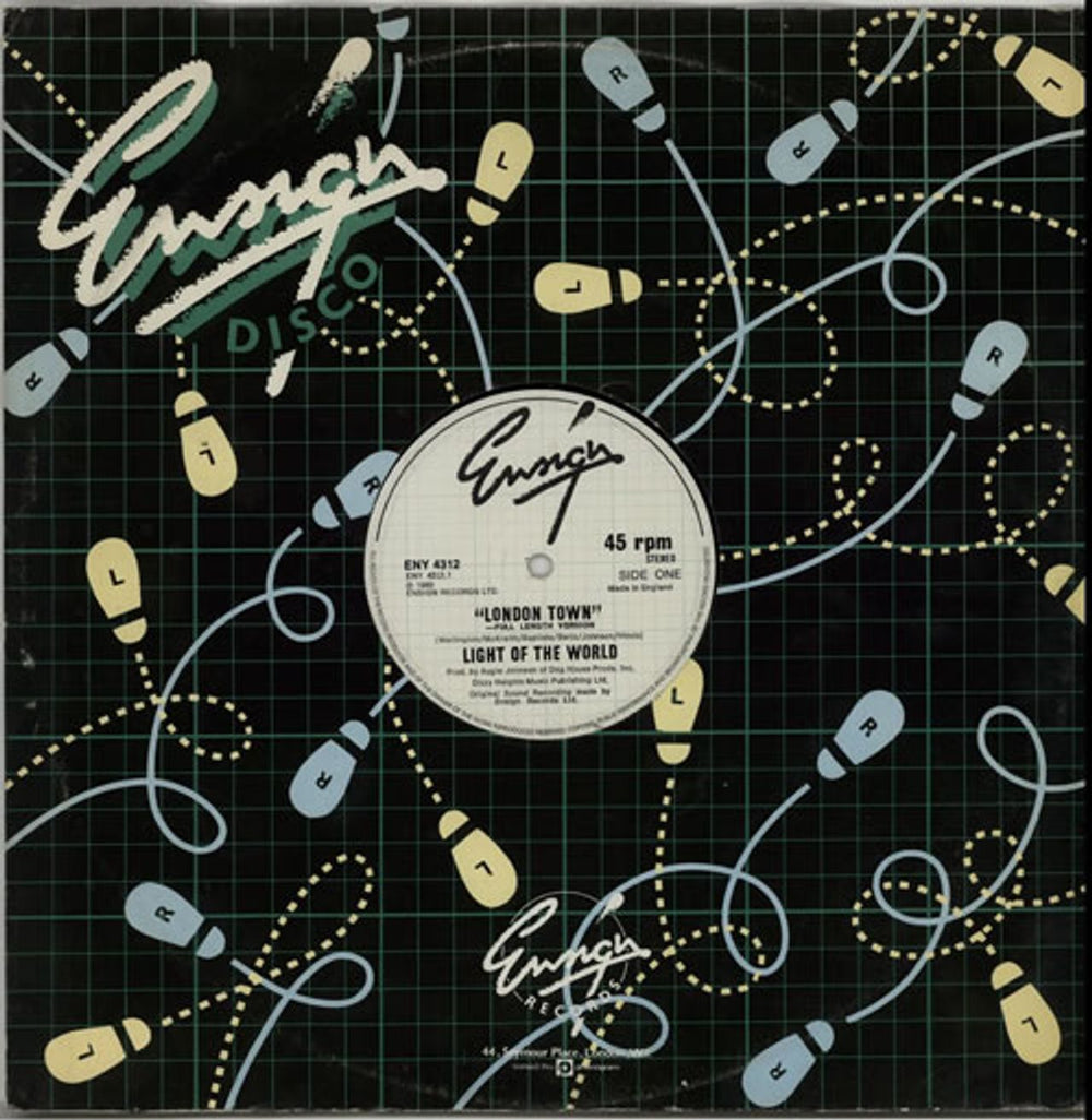 Light Of The World London Town UK 12" vinyl single (12 inch record / Maxi-single) ENY4312