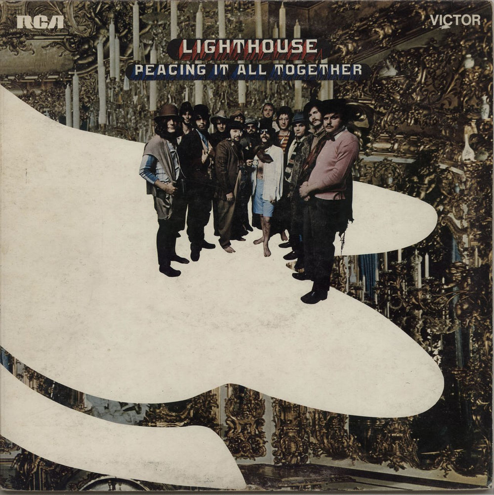 Lighthouse Peacing It All Together - 1st UK vinyl LP album (LP record) SF8121