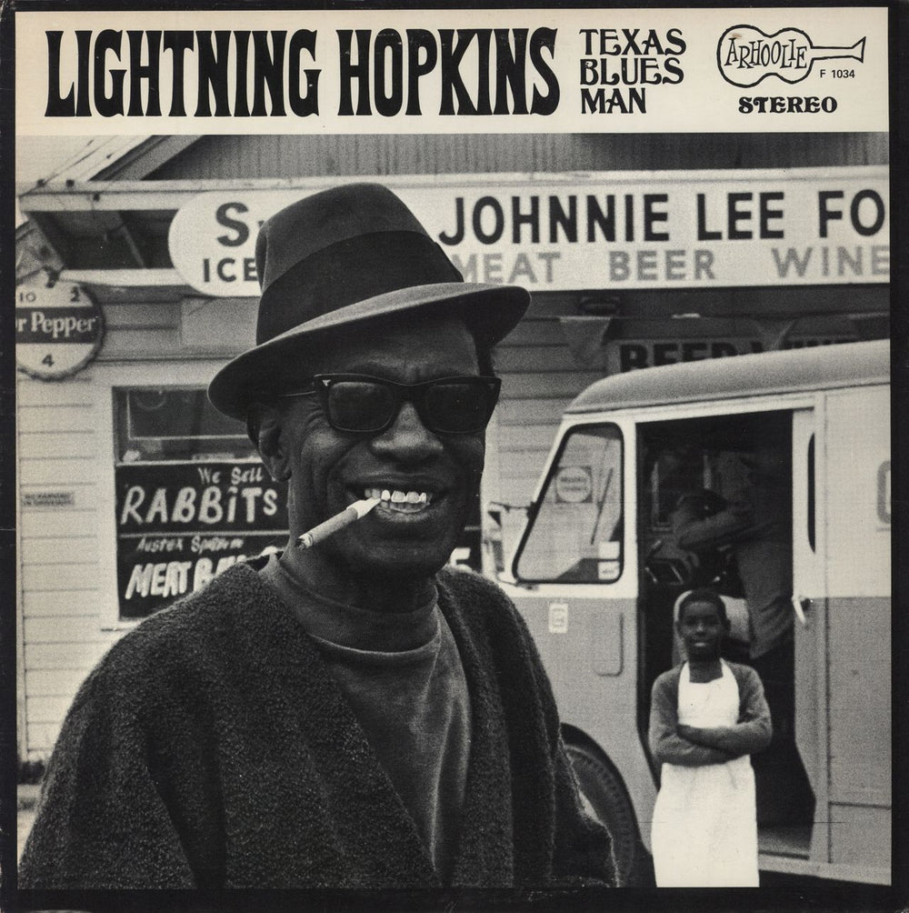 Lightnin' Hopkins The Texas Bluesman US vinyl LP album (LP record) F1034