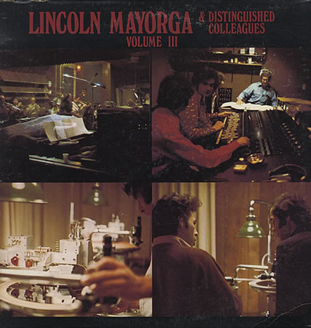 Lincoln Mayorga Volume III US vinyl LP album (LP record) LAB-1