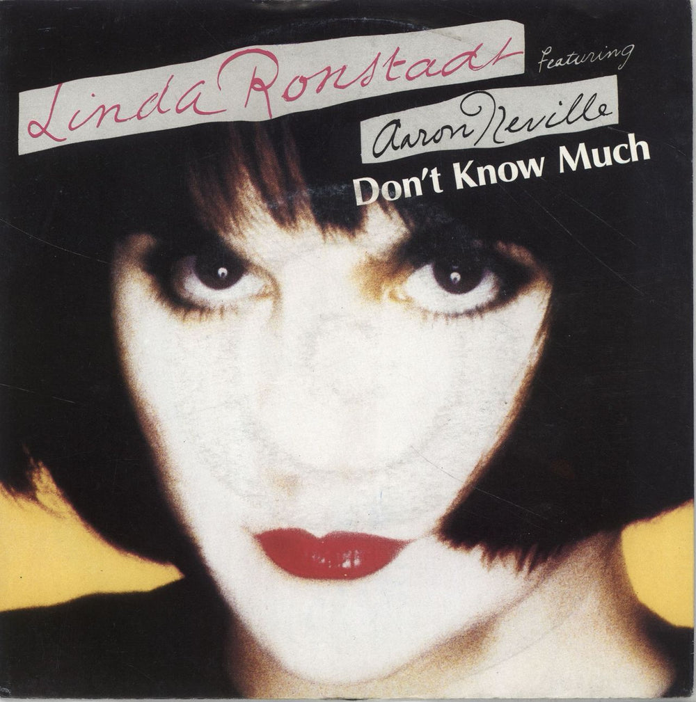 Linda Ronstadt Don't Know Much + Sleeve German 7" vinyl single (7 inch record / 45) 969250-7