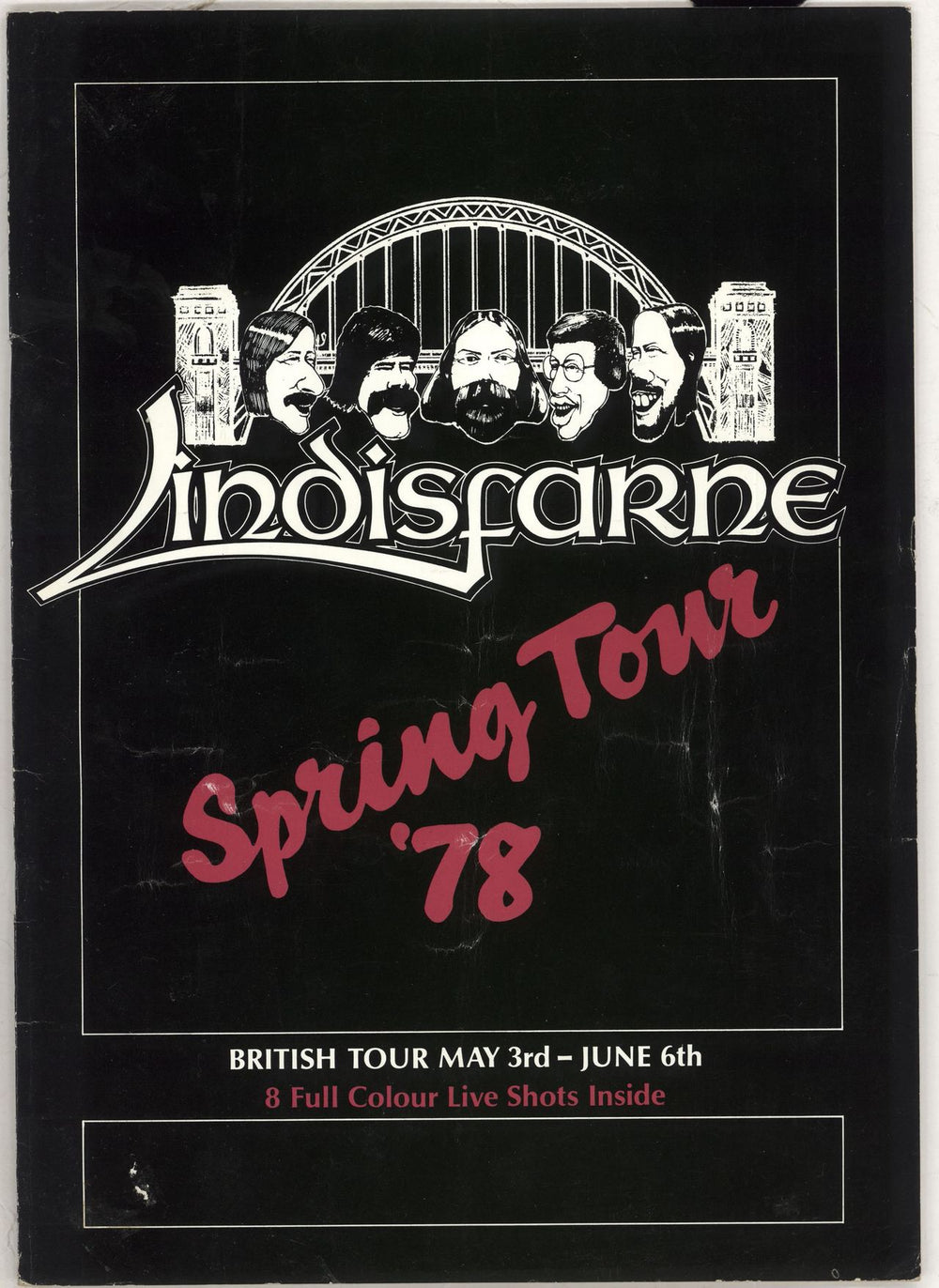 Lindisfarne Spring Tour '78 UK tour programme TOUR PROGRAMME