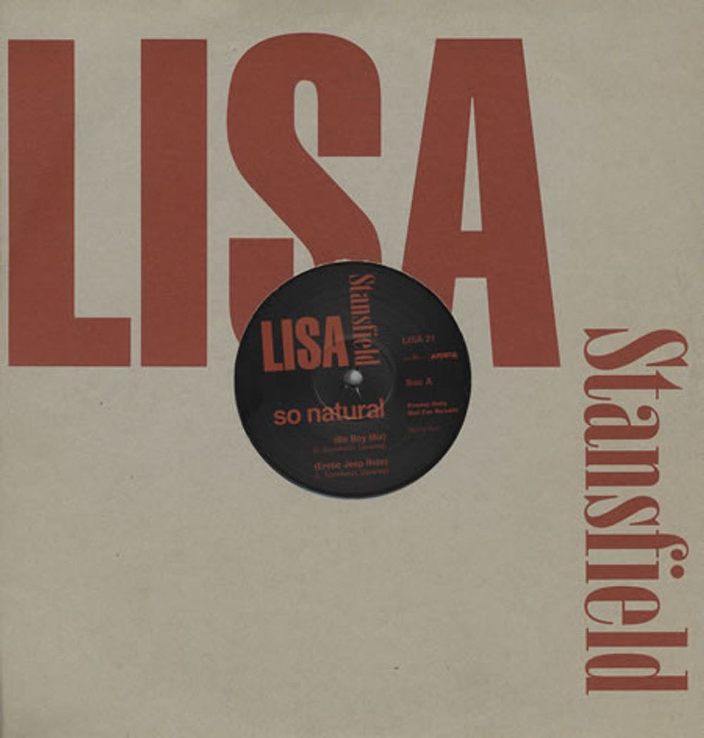 Lisa Stansfield So Natural - Double Pack UK Promo 12" vinyl single (12 inch record / Maxi-single) LISA21