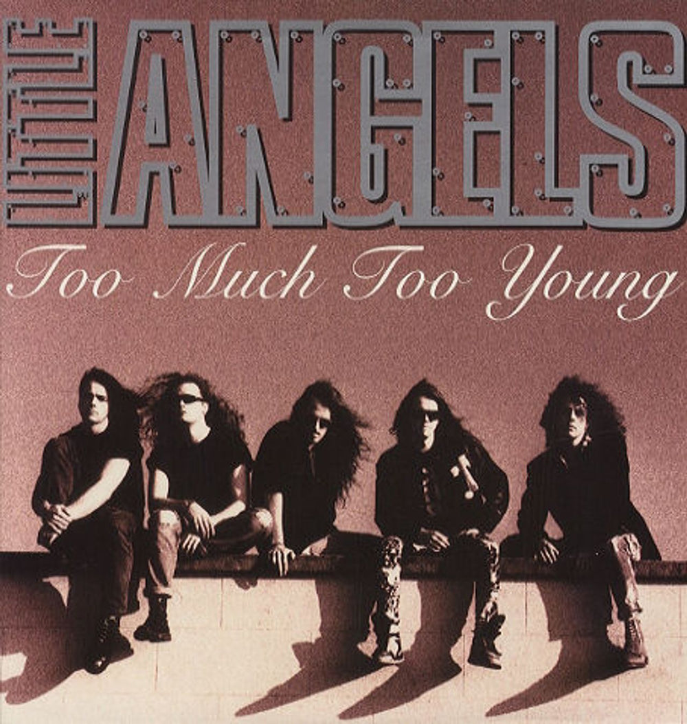 Little Angels Too Much Too Young - Gatefold UK 12" vinyl single (12 inch record / Maxi-single) LTLX12