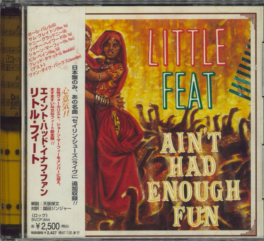 Little Feat Ain't Had Enough Fun Japanese Promo CD album (CDLP) BVCP-844