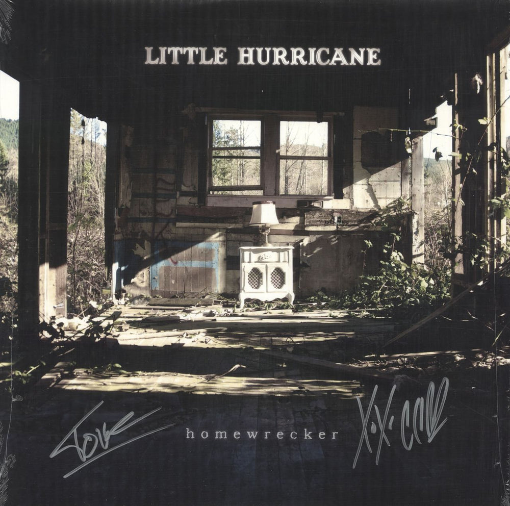 Little Hurricane Homewrecker - Green Vinyl - Autographed US vinyl LP album (LP record) 887158025778