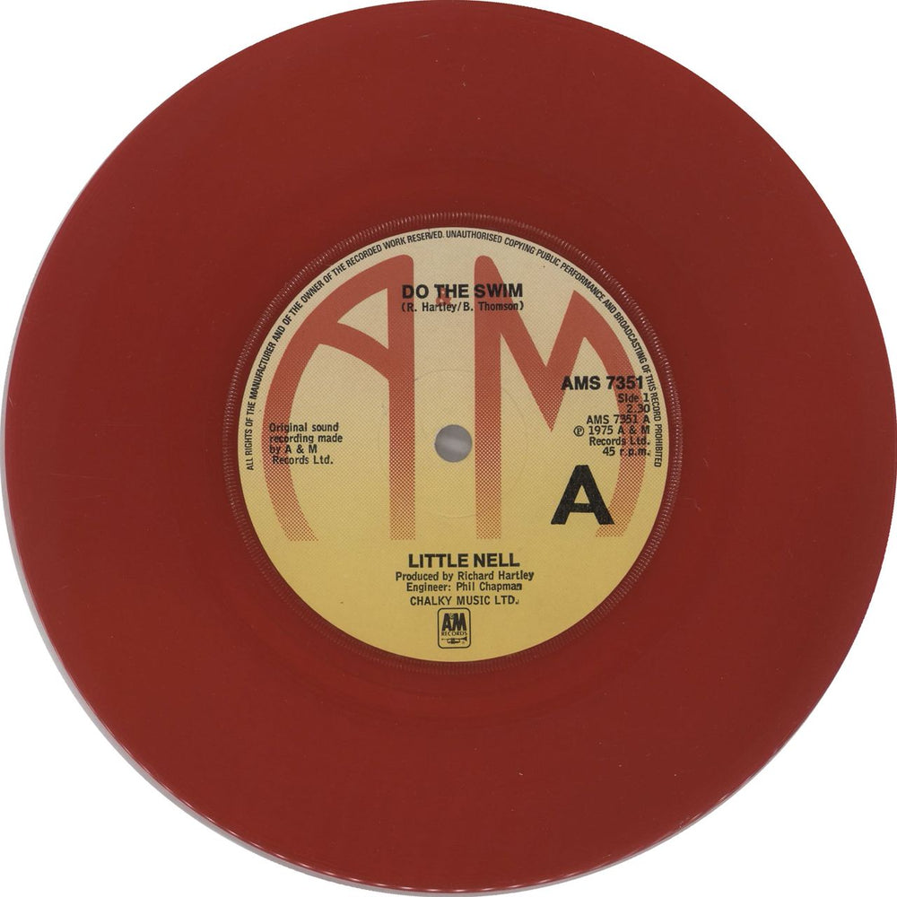 Little Nell The Musical World Of Little Nell - Red Vinyl UK 7" vinyl single (7 inch record / 45) L3T07TH559399