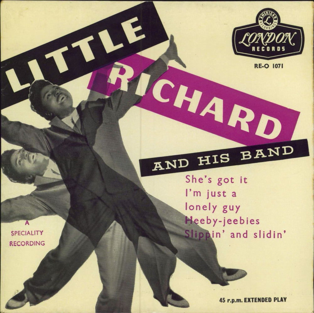 Little Richard Little Richard And His Band EP - July 1964 UK 7" vinyl single (7 inch record / 45) RE-O1071