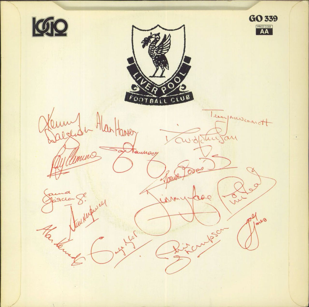 Liverpool FC Hail To the Kop UK 7" vinyl single (7 inch record / 45)