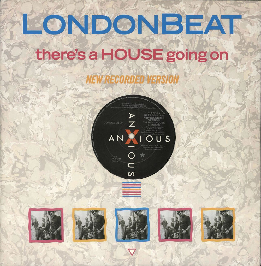 Londonbeat There's A House Going On UK 12" vinyl single (12 inch record / Maxi-single) ANXH004