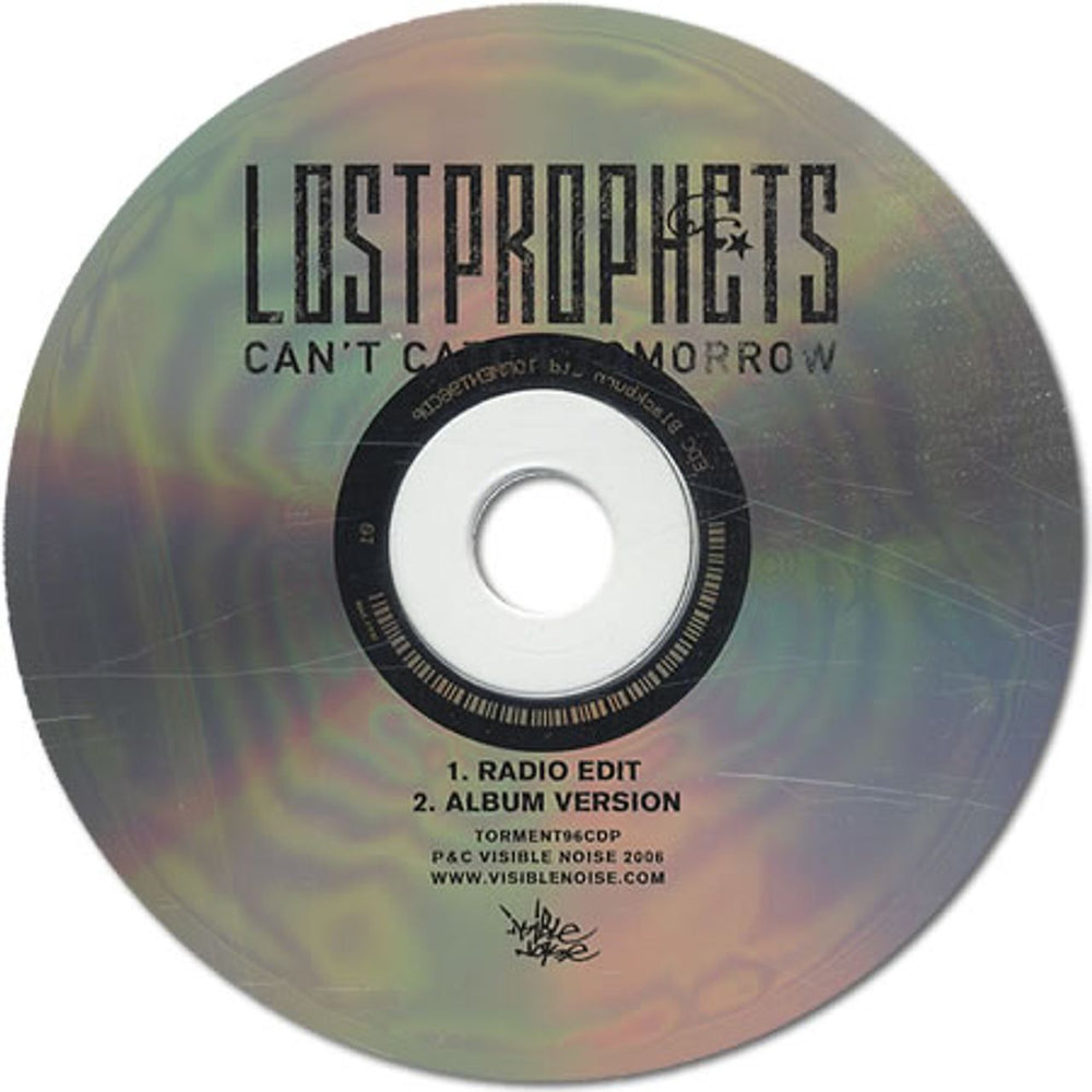 Lostprophets Can't Catch Tomorrow UK Promo CD-R acetate TORMENT96CDP