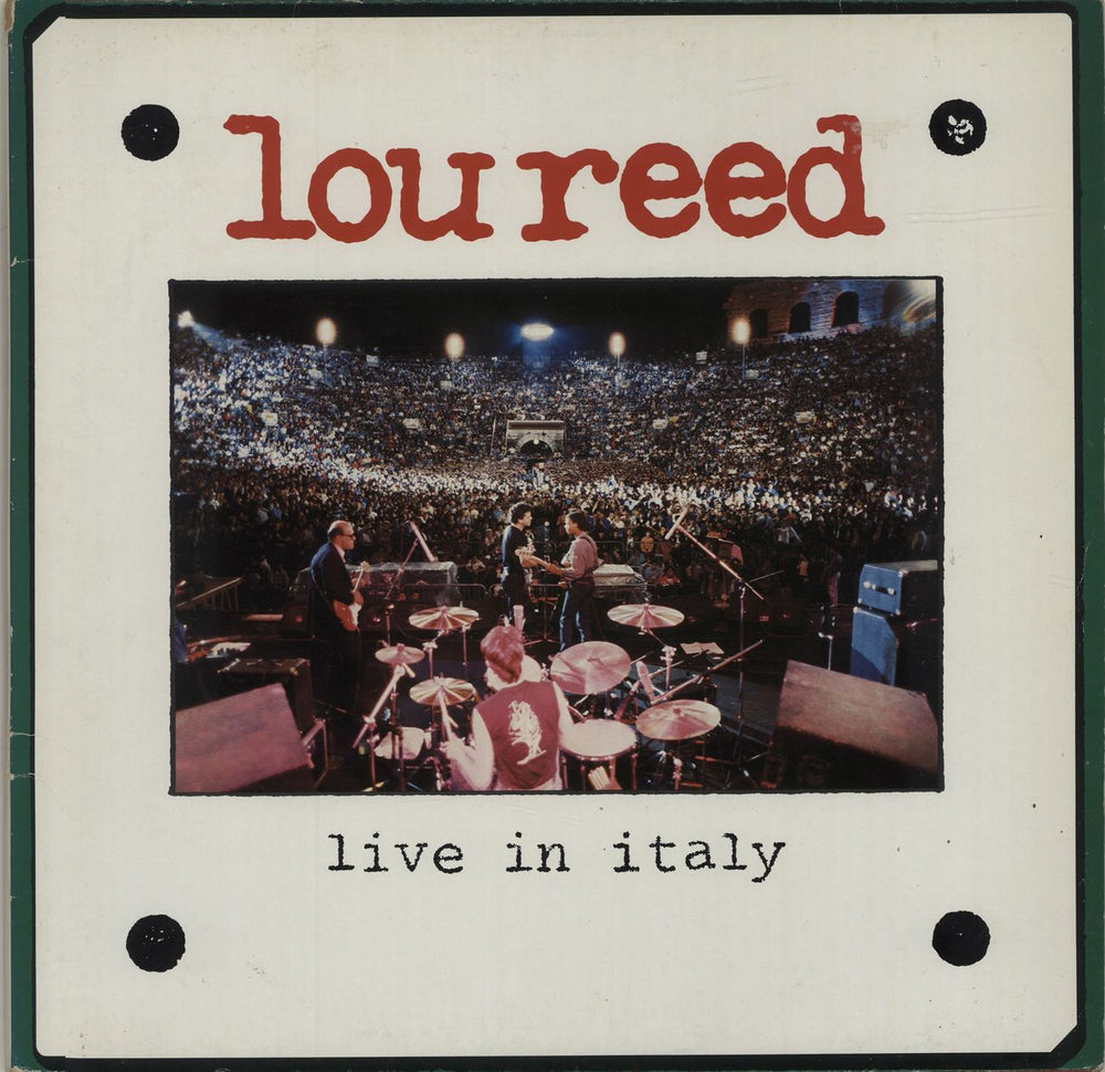 Lou Reed Live In Italy German 2-LP vinyl record set (Double LP Album) PL89156