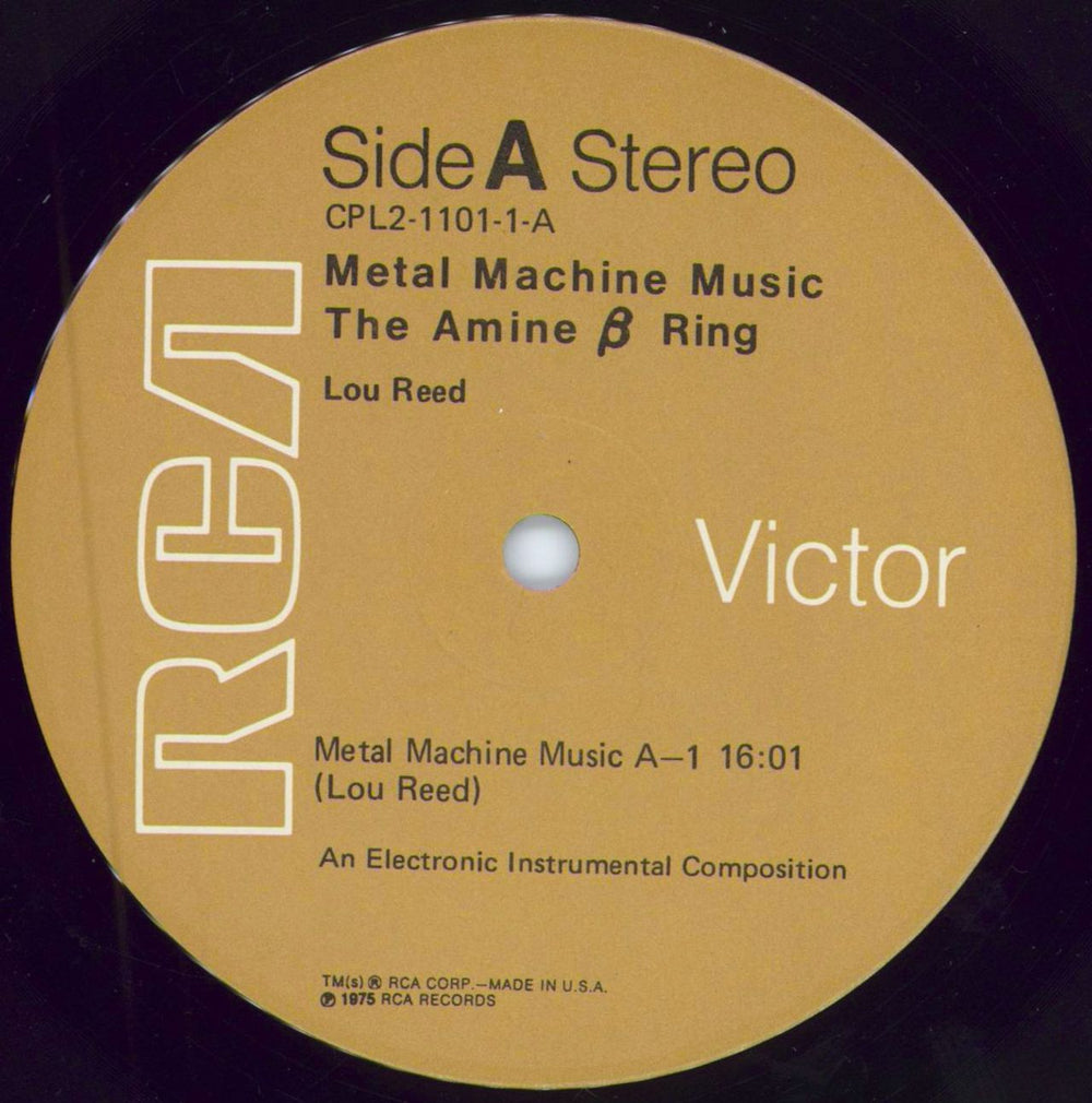 Lou Reed Metal Machine Music US 2-LP vinyl record set (Double LP Album) LOU2LME144299