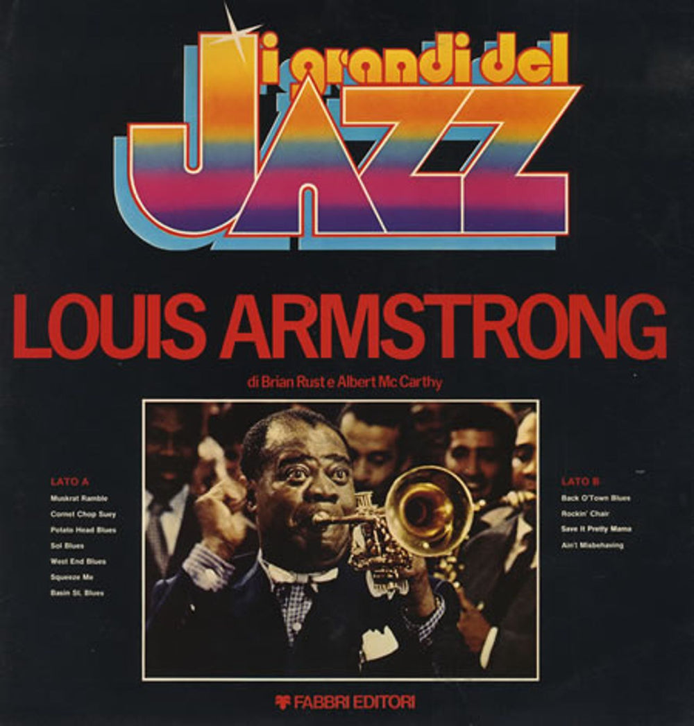 Louis Armstrong I Grandi Del Jazz #01 Italian vinyl LP album (LP record) GDJ01