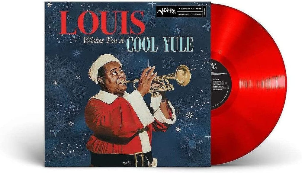 Louis Armstrong Louis Wishes You A Cool Yule - Red Vinyl US vinyl LP album (LP record) B0036220-01