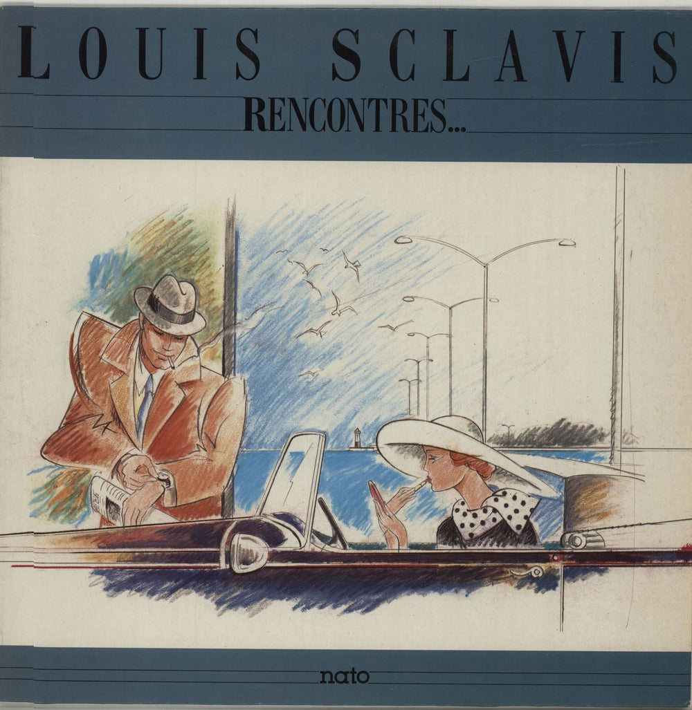 Louis Sclavis Rencontres French vinyl LP album (LP record) 500