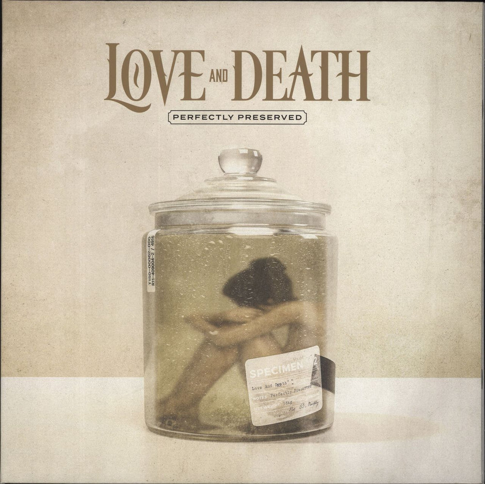Love And Death Perfectly Preserved - Green Pickle Vinyl UK vinyl LP album (LP record) MOSH641LP