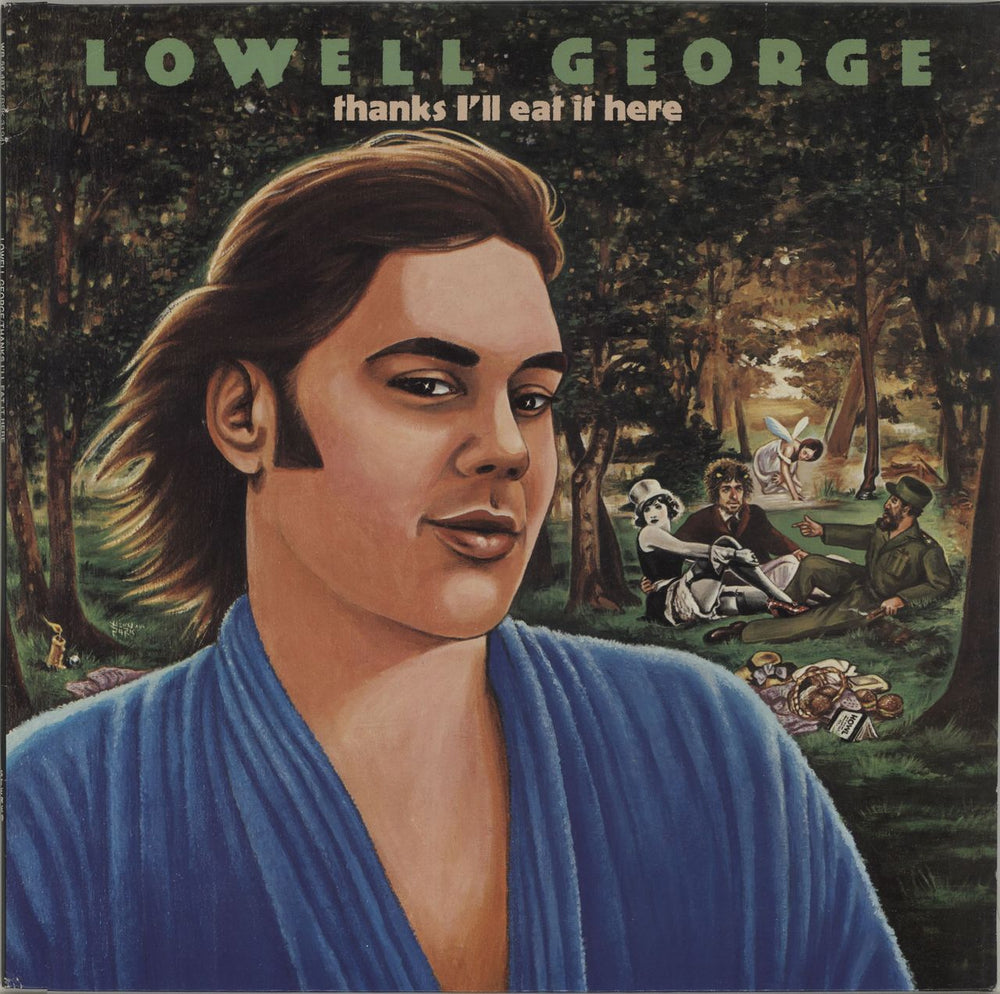 Lowell George Thanks I'll Eat It Here German vinyl LP album (LP record) WB56487