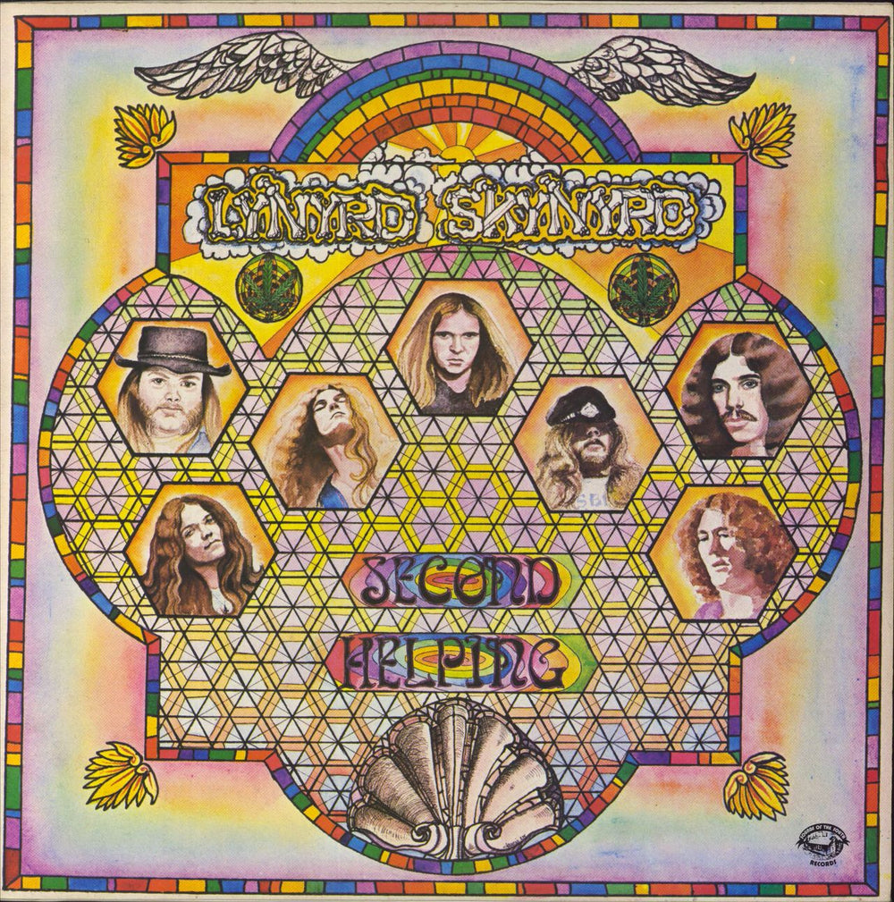 Lynyrd Skynyrd Second Helping UK vinyl LP album (LP record) MCF2547