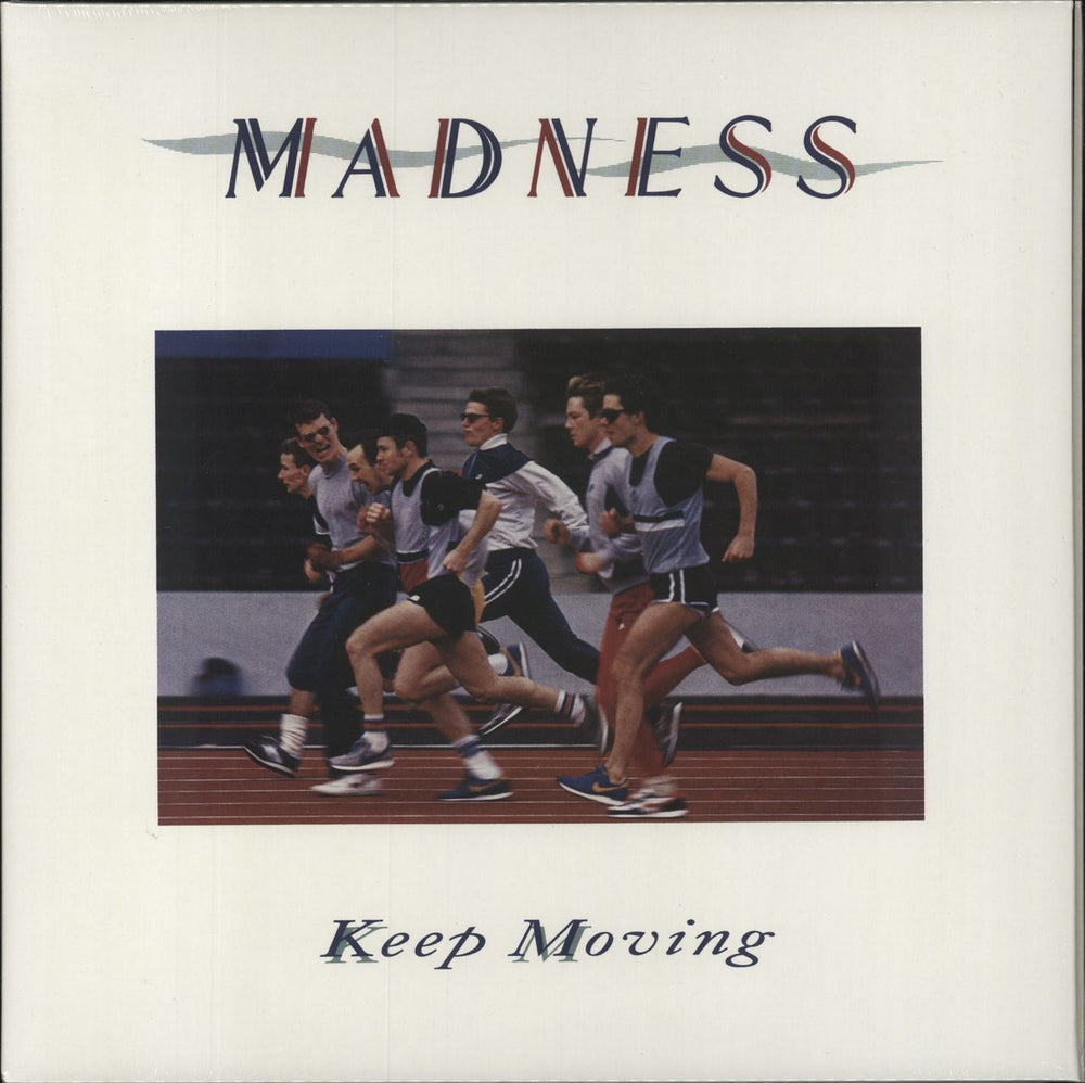 Madness Keep Moving - Blue Vinyl - Sealed UK vinyl LP album (LP record) LETV076LP