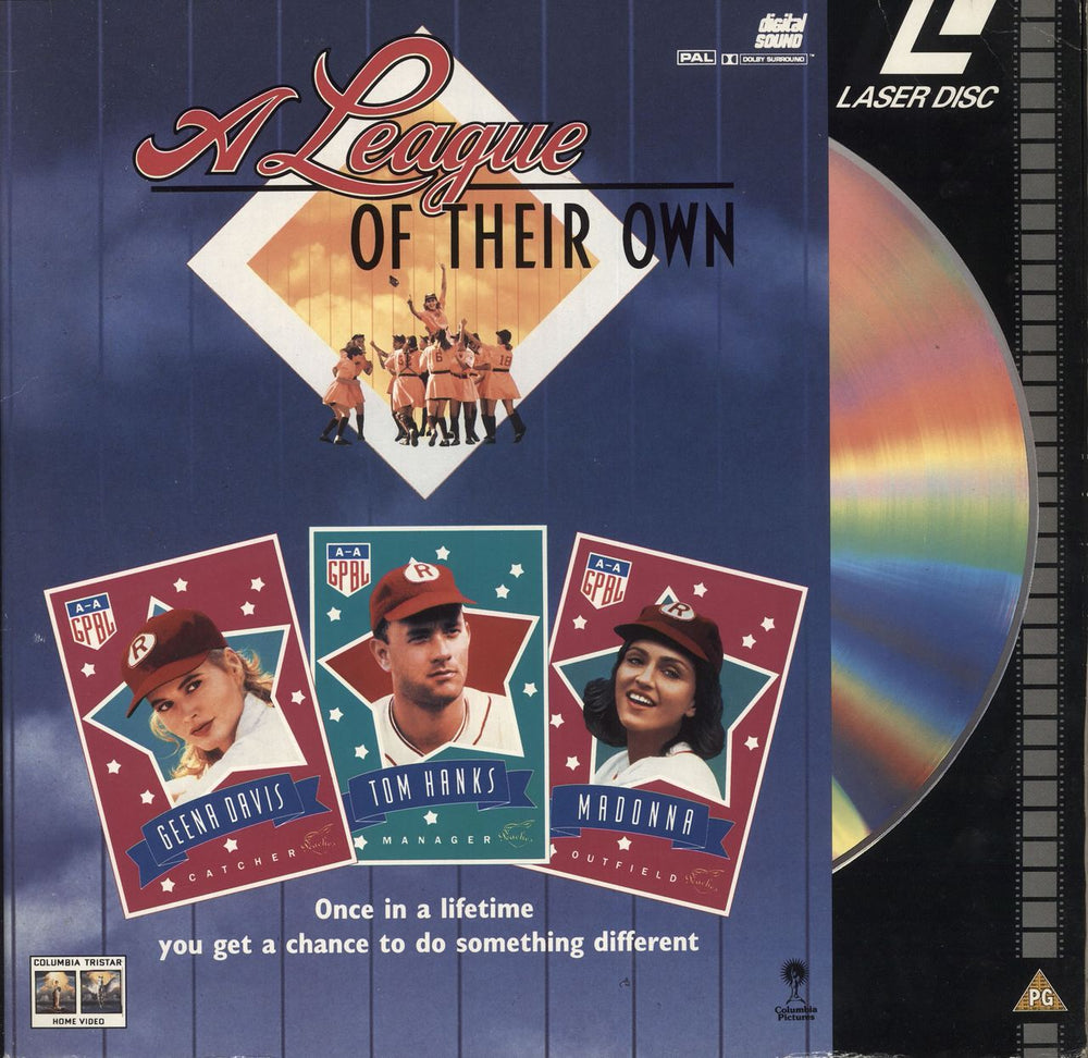 Madonna A League Of Their Own Austrian laserdisc / lazerdisc LD14589