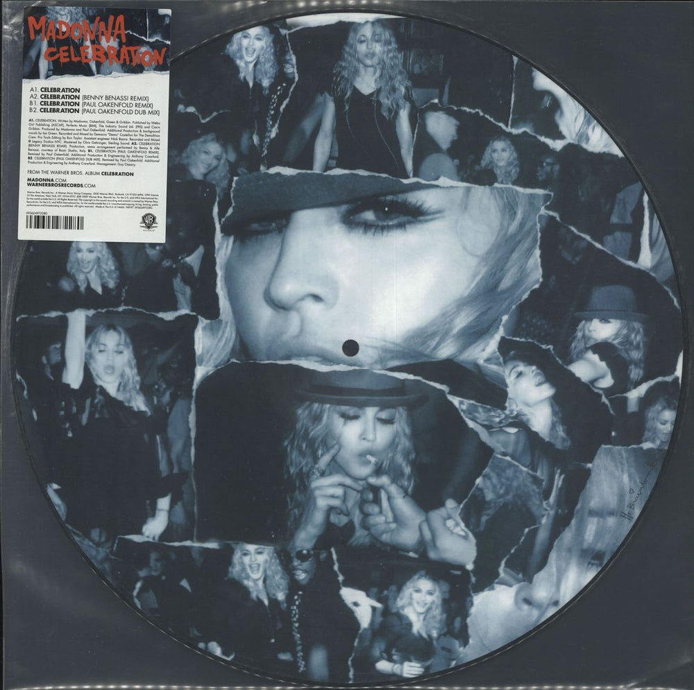 Madonna Celebration UK 12" vinyl picture disc (12 inch picture record) W819T