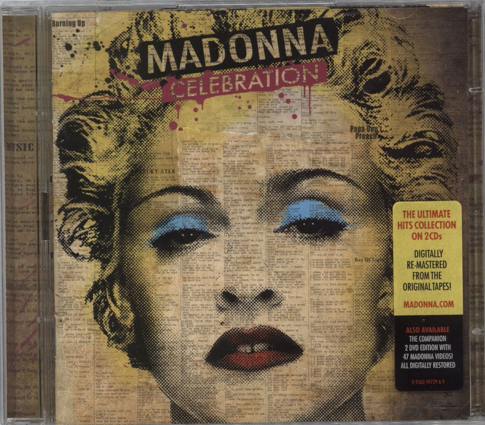 Madonna Celebration UK 2 CD album set (Double CD) 9362-49729-6