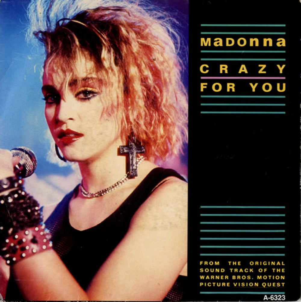 Madonna Crazy For You Dutch 7" vinyl single (7 inch record / 45) A6323