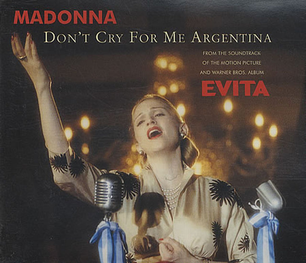 Madonna Don't Cry For Me Argentina - CD1 UK CD single (CD5 / 5") W0384CD