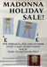 Madonna Holiday Sale! UK Promo poster 33 X 23