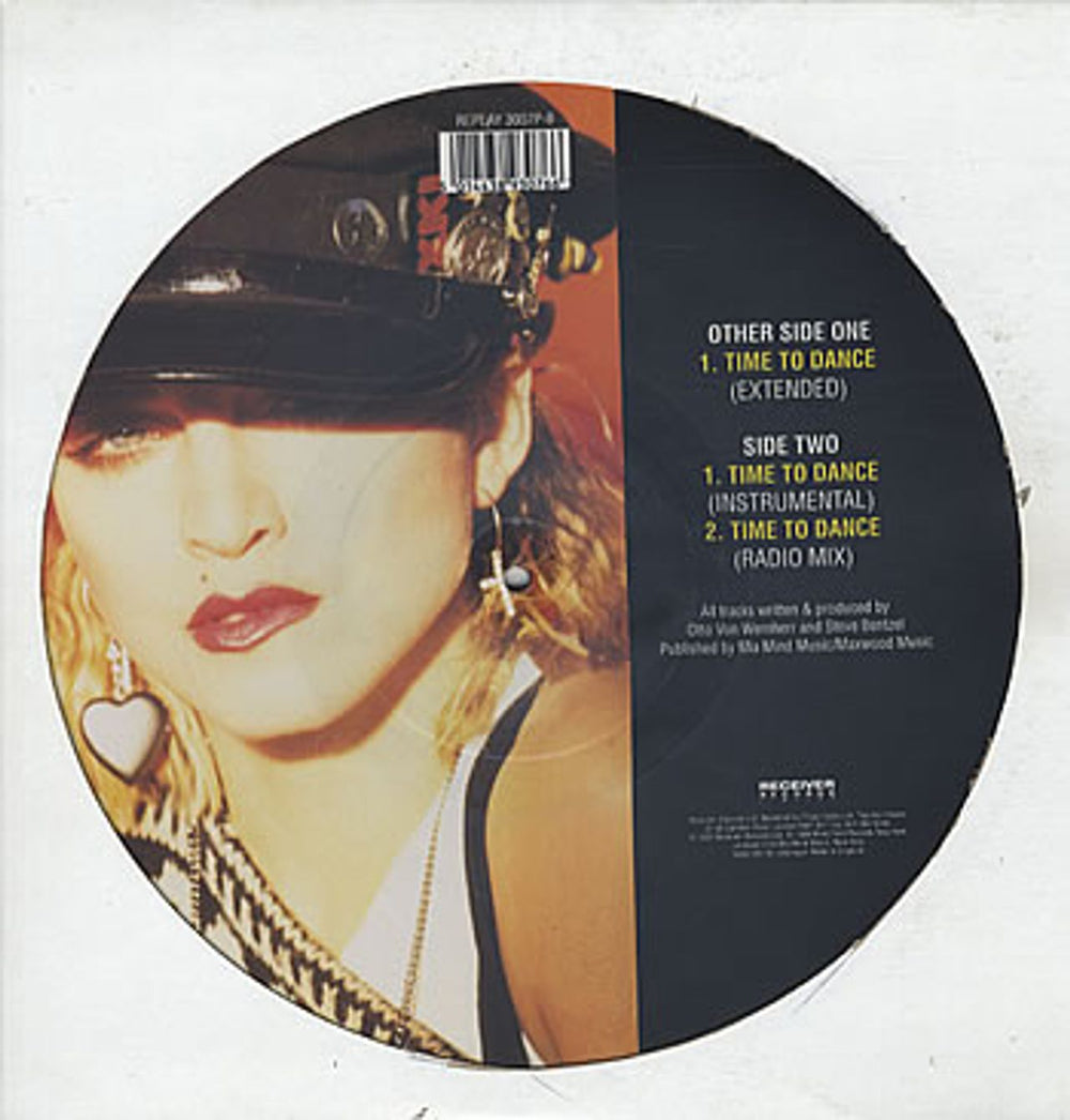 Madonna Time To Dance UK 12" vinyl picture disc (12 inch picture record) MAD2PTI314451