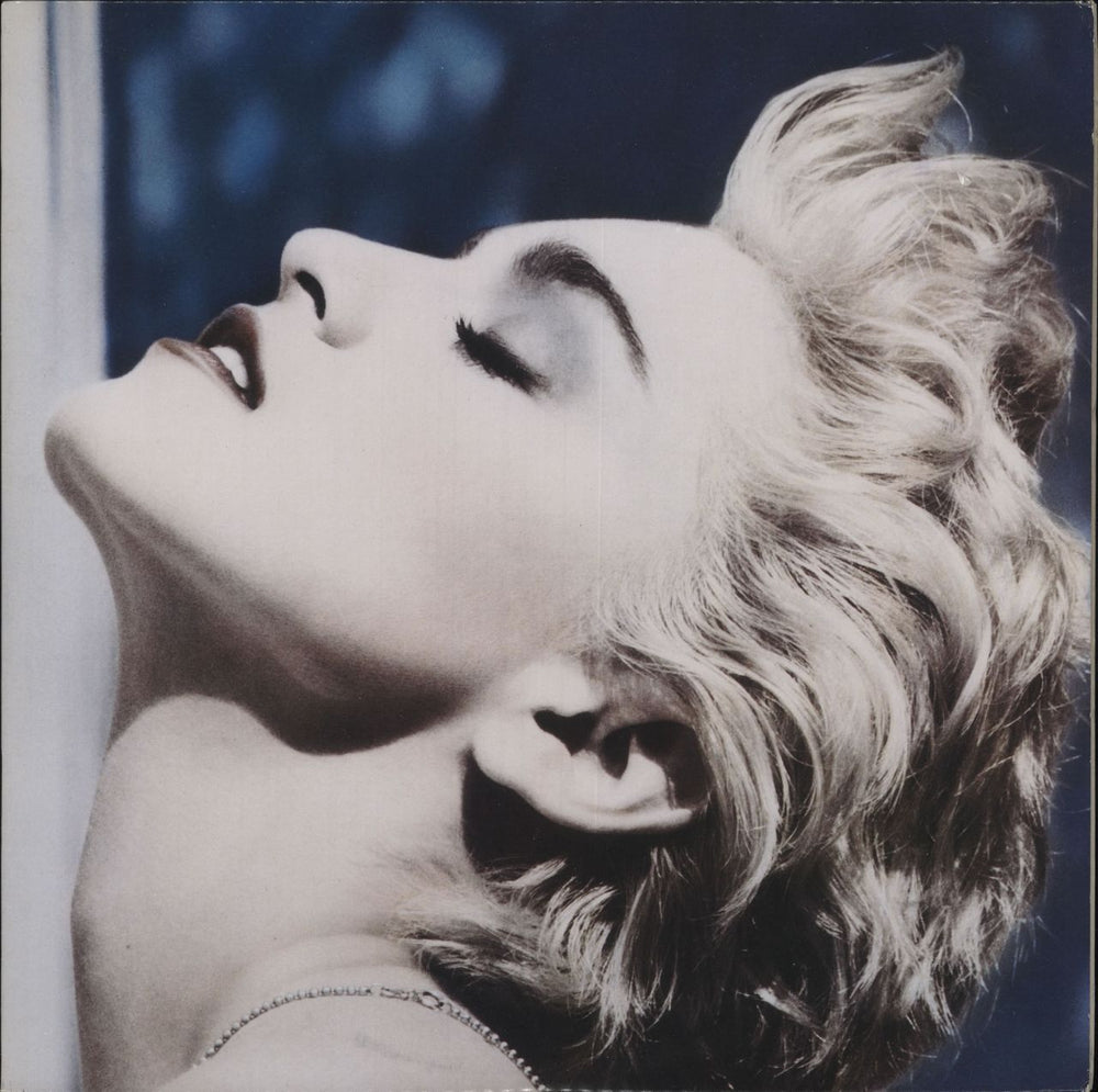 Madonna True Blue - Blue Vinyl + Poster - EX US vinyl LP album (LP record) 25442-1